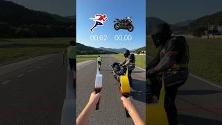 ❌💨 ATHLETE VS SPORT BIKE ⚡️ WHO DID WIN 🏆 [upl. by Ehtiaf177]