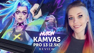 Huion Kamvas Pro 13 25K Unboxing  Review  Test Drawing [upl. by Jay]