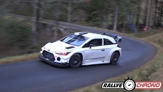 Test NeuvilleGilsoul  Hyundai I20 WRC 2017 HD  RallyeChrono [upl. by Garland]