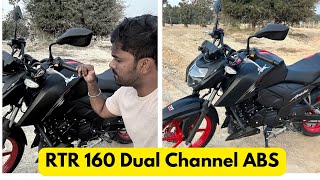 Apache RTR 160 4v Dual Channel ABS Tamil Ride Review [upl. by Millford]