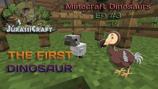 Minecraft Dinosaurs EP 3 MY FIRST DINOSAUR [upl. by Ellertnom]