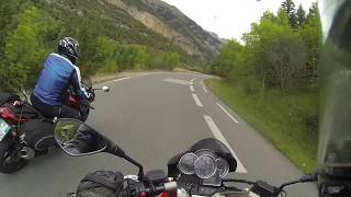 Verso Col de la Bonette Francia 2017  Moto Guzzi Breva 1100 [upl. by Kilan]