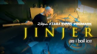 JINJER  As I Boil Ice Live Drum Cam Footage [upl. by Lrae]