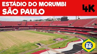 ESTÁDIO DO MORUMBI TOUR  SÃO PAULO  SP  Caminhando  Walking  4K 60fps  Áudio Binaural [upl. by Sweet]