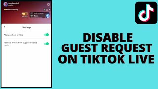 How to disable guest request on Tiktok live 2023 [upl. by Galven]