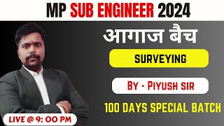 Mp Sub Engineer  2024  Civil Engineering  Complete Course  Agaz Batch  Epispode  02 [upl. by Holzman312]