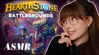 ASMR ⚜️ Lets Play Hearthstone Battlegrounds ⚜️ Rambly Whispered Gaming and Button Clicks ₊⊹ [upl. by Lladnarc994]