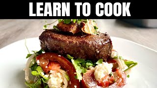 Steak Dinner Recipe in Minutes [upl. by Anuala]