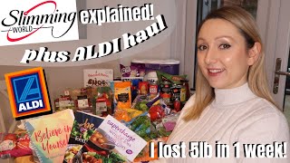 Slimming World Explained  The Basics amp Starter Pack Plus Aldi Haul [upl. by Robillard]