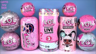 LOL Surprise DOLLS HAIRGOALS Under Wraps Series 4 1 5 Glam Glitter Bling PETS LIL SISTERS Unboxing [upl. by Adelia356]