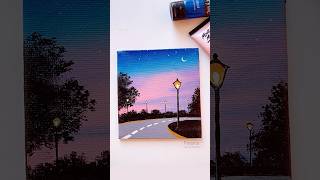 🥰 Scenery painting painting art shorts [upl. by Micheline873]