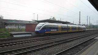 Herne Bahnhof  Emschertalbahn RB 43 der Nordwestbahn [upl. by Yurt]