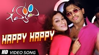 Happy Happy Full HD Video Song  Happy Movie  Allu Arjun Genelia [upl. by Amanda809]