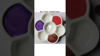 Falu Red  Dark Purple  Reddish Purple   colourmixing playwithcolours satisfyingasmr asmr [upl. by Giglio]