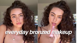 Daily Bronzed amp Glowy Makeup Routine 2024 [upl. by Garold963]