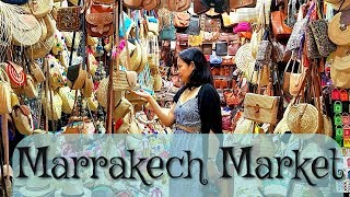 Exploring Marrakech Market in Morocco [upl. by Sisto]