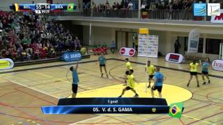 World Korfball Championships 2015  Belgium v Brazil  Extended Highlights [upl. by Eanwahs]