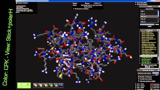 Foldit View Options MPMV retroviral protease [upl. by Sloane]