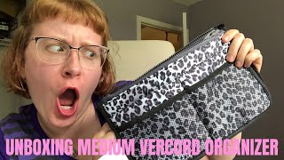 Unboxing Vercord Medium Purse Organizer in Leopard Print from Amazon [upl. by Darrill288]