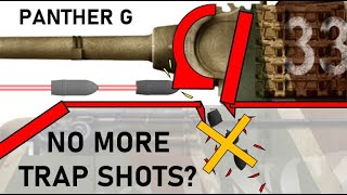 HOW TO MOSTLY PREVENT TRAP SHOTS  Panther G Mantlet vs Sherman M72  Armour Piercing Simulation [upl. by Tini]