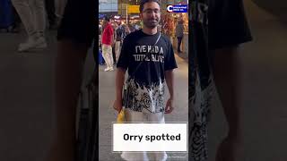 Orry spotted at the airport 🛫 VC viral bhayani bollywood [upl. by Wagshul]