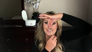 How to wax your nose PROTIPS [upl. by Analed]