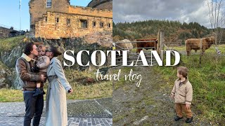 SCOTLAND VLOG  traveling with our toddler [upl. by Halyak]