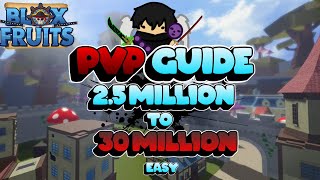 COMPLETE PVP GUIDE  HOW TO GET 30M BOUNTY FAST Blox Fruits [upl. by Ramiah]