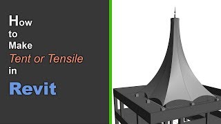 Revit Tutorial for Beginners  Tips and Tricks  Model a Tent or Tensile in Revit [upl. by Enaile356]