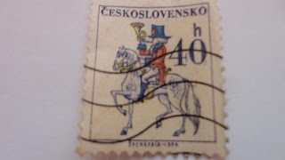 Very Different Ceskoslovensko Postage Stamps [upl. by Ellesig]