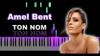 Ton nom  Amel Bent Piano Instrumentale [upl. by Uria]