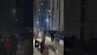 Kazakhstan Earthquake 70 magnitude In Almaty people run out into the street [upl. by Anjali889]