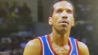 1988 Pistons vs Jazz Reg Season Highlights [upl. by Natsirc]