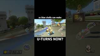 blue shells doing a uturn in mario kart mario mariokart mk8dx nintendo [upl. by Lewin]