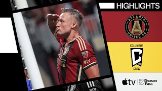 Atlanta United vs Columbus Crew  Gregersen Brace  Full Match Highlights  July 20 2024 [upl. by Eniarrol244]