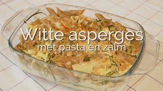 Hoe maak je pasta met witte asperges en zalm PuurGezond [upl. by Samella]