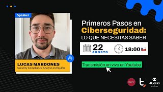 Primeros Pasos en Ciberseguridad Lo que Necesitas Saber [upl. by Marashio]