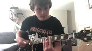 Beginner guitar player play the Skulls song from the misfits music musicgenre metal [upl. by Reitman108]