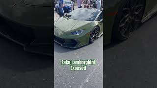 Fake Lambo Exposed huracan [upl. by Iznil]