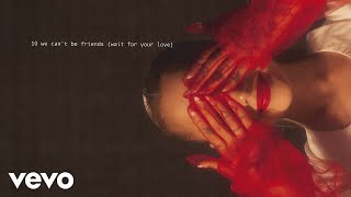 Ariana Grande  we cant be friends wait for your love lyric visualizer [upl. by Love]