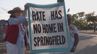 People in Ohio rally in support of Haitian community in Springfield [upl. by Ahselaf373]