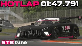 iRacing Onboard Lap Mercedes AMG GT3 evo Monza Grand Prix 24S4 GT3 Fanatec Challenge  Fixed [upl. by Oirtemed]