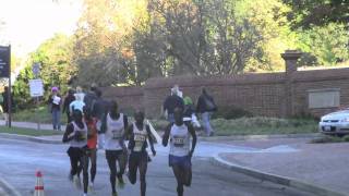 Baltimore Marathons Winner David Rutoh No 3294 near the Six Mile Mark [upl. by Atsirt]