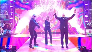 Maryse Return Entrance With The Miz And John Morrison Raw April 12 2021 1080p [upl. by Ahsekyt]