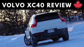 The Volvo XC40 RDesign is a Blast in the Snow Review [upl. by Serafina]