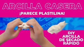 Hagamos arcilla de secado al aire casera ¡Es como plastilina Cerámica sin horno [upl. by Angus]