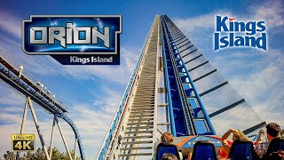 2022 Orion Roller Coaster On Ride 4K POV Kings Island [upl. by Neufer]