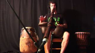 Improvisational Didgeridoo amp Udu Drum Jam [upl. by Bratton]