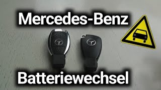 Mercedes Benz Schlüssel Batteriewechsel  Anleitung [upl. by Cris]