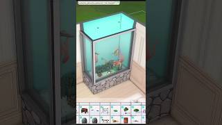 Aquarium wall idea The Sims 4 sims4 thesims4 simstok ts4sims thesims simstips sims4tutorial [upl. by Aerahs663]